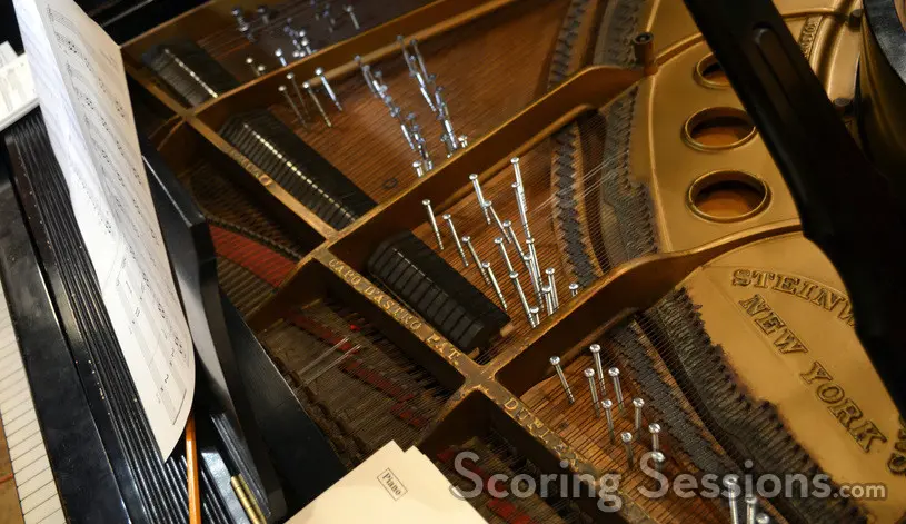 dsc 05181 This past spring, Oscar-winning composer Michael Giacchino was at the Newman Scoring Stage at 20th Century Fox to the record his score for the highly anticipated sequel, Dawn of the Planet of the Apes. The film marks the third time Giacchino has worked with director Matt Reeves, and opens in theaters today. ScoringSessions.com is thrilled to bring our readers photos from the scoring sessions!