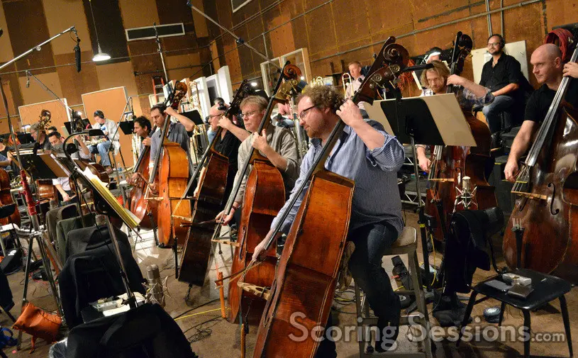 dsc 9070 Earlier this spring, Oscar-nominated composer Alexandre Desplat was at the Sony Scoring Stage to the record his score for the highly anticipated summer film, Godzilla. Directed by Gareth Edwards (Monsters), the Warner Bros./Legendary Pictures film opens today, and ScoringSessions.com is delighted to bring our readers exclusive photos from the scoring sessions!