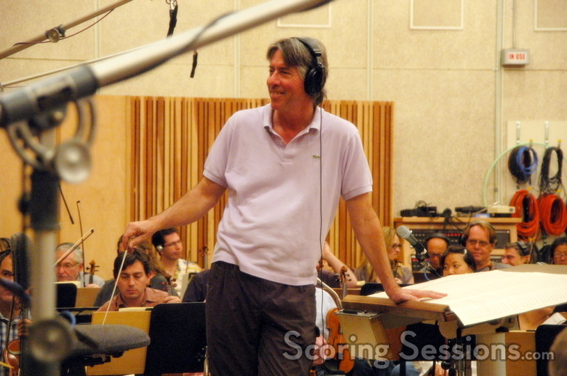 dsc 6074 | This past week, composer Alan Silvestri was at the Newman Scoring Stage at 20th Century Fox recording his score to the upcoming Ben Stiller adventure comedy, Night at the Museum. The film, directed by Shawn Levy, is about a man who takes a job at a museum - only to discover that at night, the exhibits come to life. Along with Stiller, the film stars Ricky Gervais, Robin Williams, Dick Van Dyke, and Mickey Rooney.