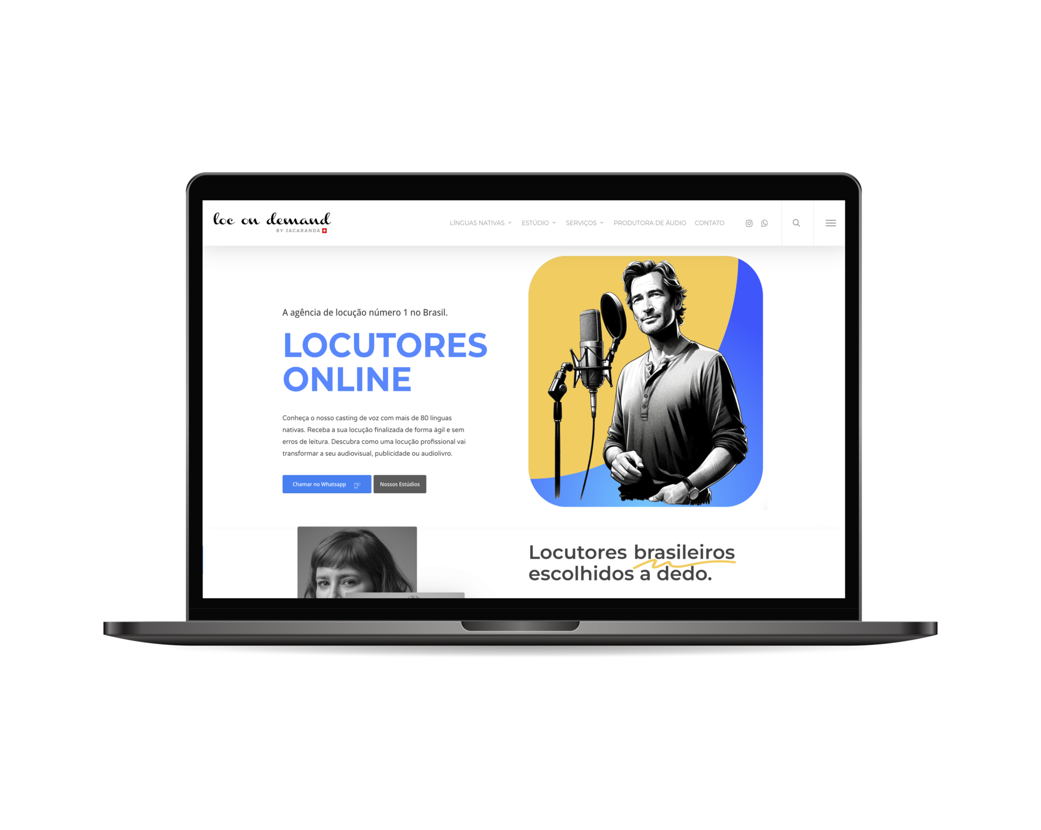 Locutores online2 | Online voice talent, commercial voiceover, voice bank, voice casting, professional voiceover. Do you need a voice that captures attention and delivers your message clearly and effectively? Then you need professional voiceover services!